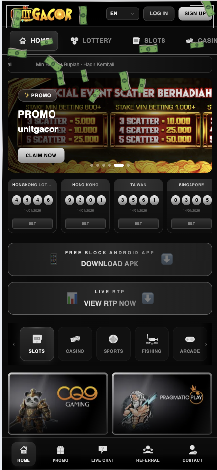 Octosplay casino app interface preview